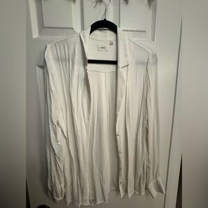 Aritzia Wilfred White Blouse